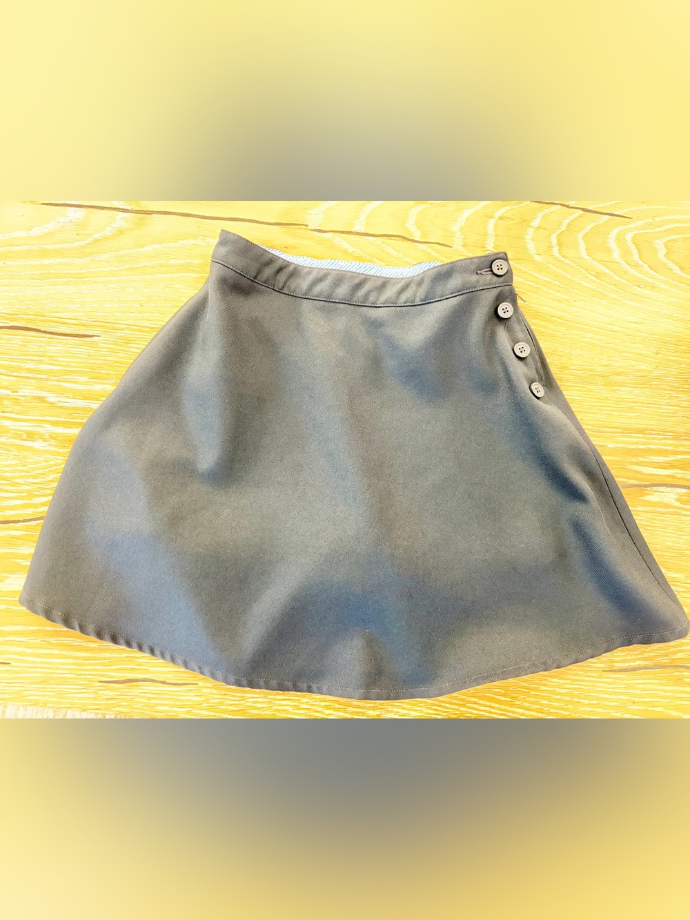 Tommy Hilfiger - School Uniform A-Line Side Button Skort - Navy - Picture 7 of 7